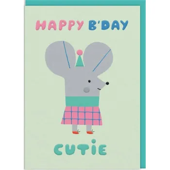 Rođendanska čestitka CUTIE MOUSE 