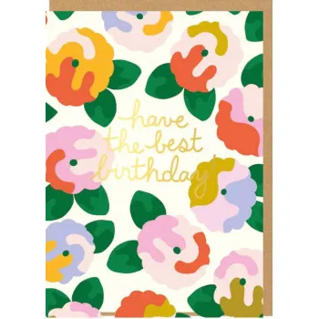 Rođendanska čestitka HAVE THE BEST BIRTHDAY 