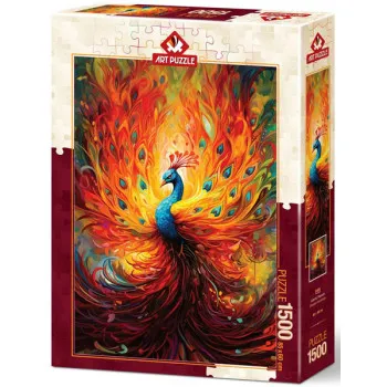 Puzzle COLORFUL PEACOCK 1500kom 