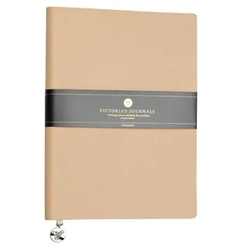 Notes fleksi A5 na linije COVER CLASSIC bež 