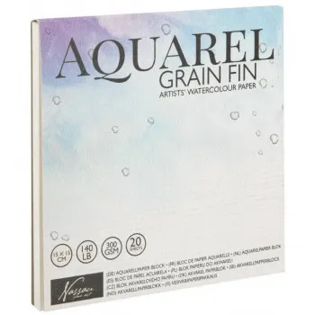 Akvarel blok, 20 listova, 15x15cm 