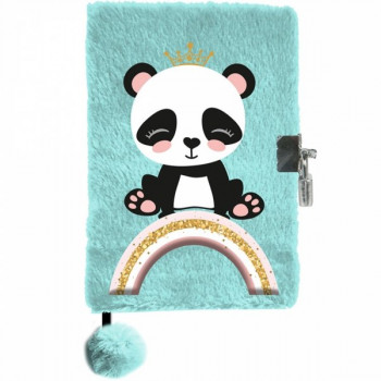 Plišani dnevnik sa ključićem PANDA 
