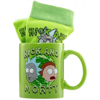 RICK AND MORTY poklon set (šolja i čarape) 