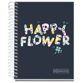 MIQUELRIUS sveska TP A5 - kvadratići HAPPY FLOWER 