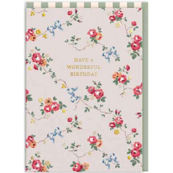 Čestitka CATH KIDSTON BOWS AND ROSES WONDERFUL 