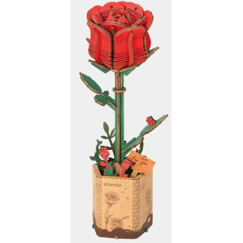 3D puzzle RED ROSE 