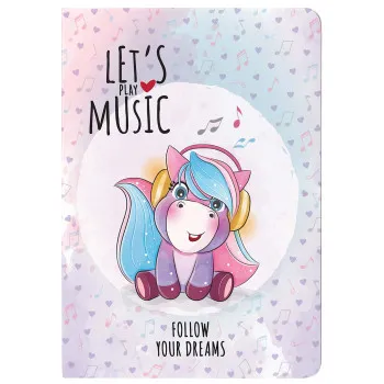 Sveska A4 UNICORN, 60 listova na linije 