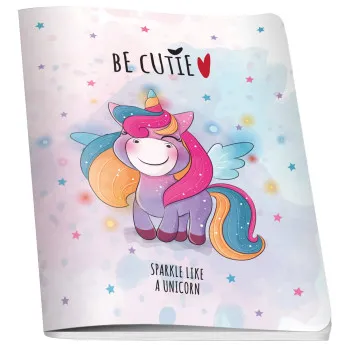 Sveska A5 UNICORN, 60 listova na kvadratiće 