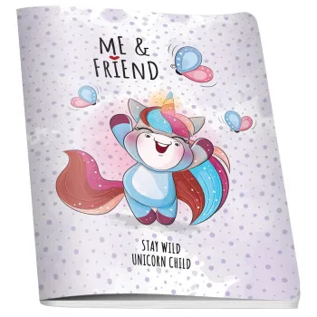 Sveska A5 UNICORN, 60 čistih listova 