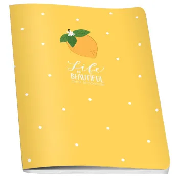 Sveska čistih listova A5 FRUIT, 60 listova 