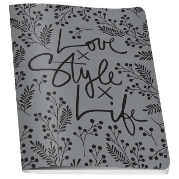 Sveska A5 BLACK STYLE, 60 čistih listova 