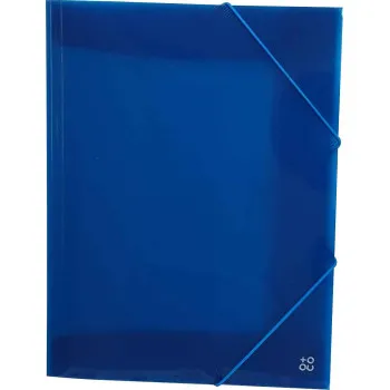 FASCIKLA PVC sa gumisom A4 32x24,6x1cm plava 