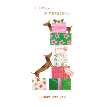 Rođendanska čestitka SAUSAGE DOG PRESENTS 