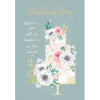 Čestitka za venčanja WEDDING CAKE WISH 