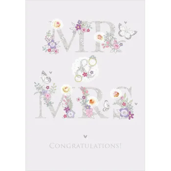 Čestitka za venčanja MR & MRS 