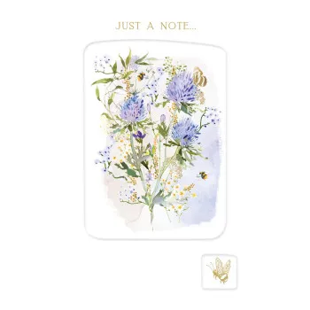 Čestitka BLUE THISTLES 