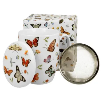 Šolja sa infuzerom BUTTERFLIES 