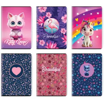 SVESKA PREMIUM A5 LATAJN 52L GIRL'S COLLECTION SC3123 