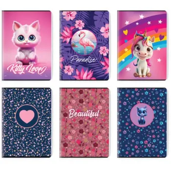 SVESKA PREMIUM A4 DIKTO 52L GIRL'S COLLECTION SC3126 