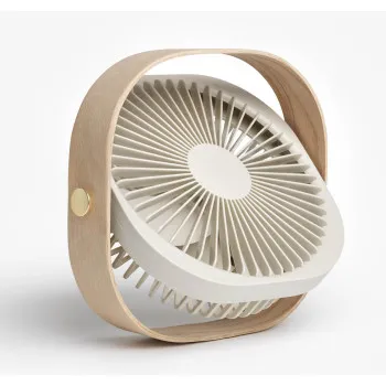 USB ventilator FANTASTIC WOOD - BEIGE