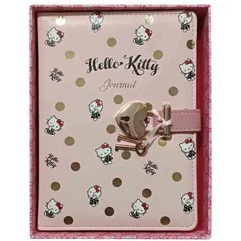 Notes HELLO KITTY sa ključićem 13 x 18 cm 