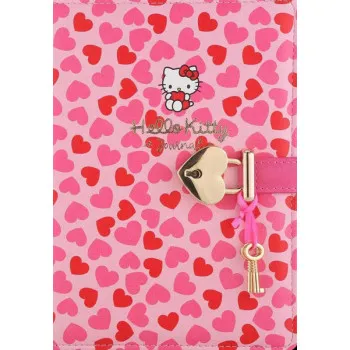 Notes sa ključićem HELLO KITTY -SRCA 