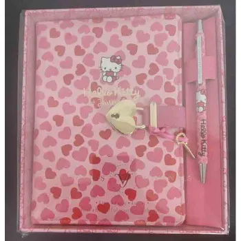 Notes HELLO KITTY sa ključićem i hemijskom 