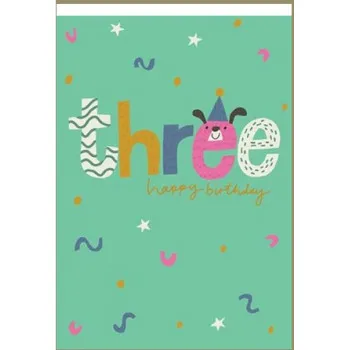 Rođendanska čestitka THREE - DOG HAPPY BIRTHDAY 