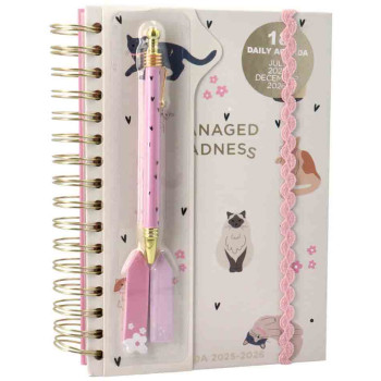 Planer 18 MONTH DAILY MANAGED MADNESS od jula 2025. do decembra 2026. godine 