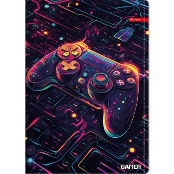 Sveska uske i široke linije A4 GAMER 52 lista (Više vrsta) 