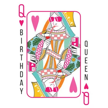 Rođendanska čestitka BIRTHDAY QUEEN 