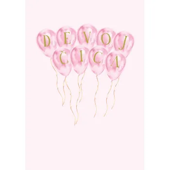 Čestitka za rođenje deteta DEVOJČICA 