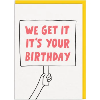 Rođendanska čestitka WE GET IT 