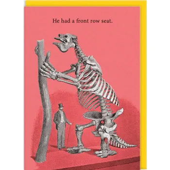 Čestitka FRONT ROW SEAT 