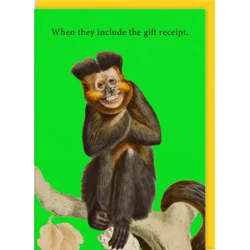 Čestitka GIFT RECEIPT 