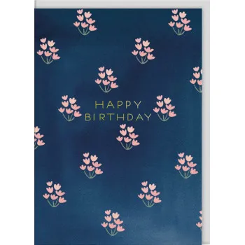 Rođendanska čestitka DAINTY BLOCK PRINT 