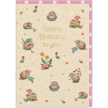 Rođendanska čestitka CATH KIDSTON HEDGEHOGS 