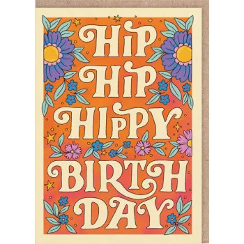 Rođendanska čestitka HIP HIP HIPPY BIRTHDAY 