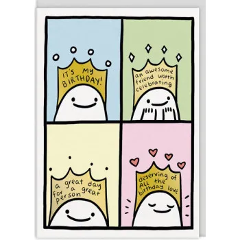 Rođendanska čestitka BIRTHDAY CROWN 