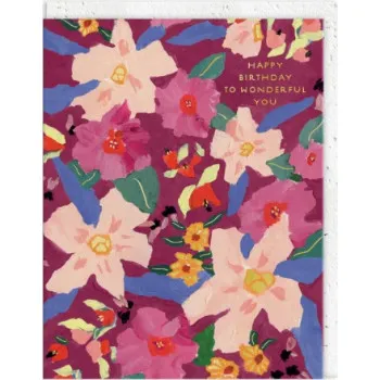 Rođendanska čestitka WONDERFUL YOU BLOOMS 