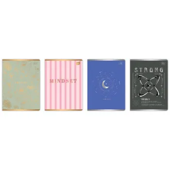 Sveska A5 METALLIC, 60 listova na kvadratiće (Više vrsta) 