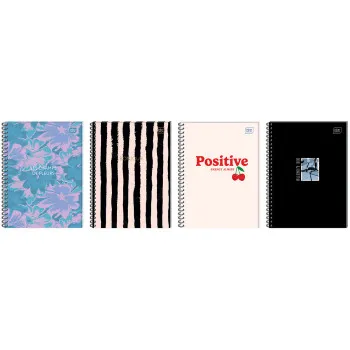 Spiralni notes A5, tvrde korice, 80 listova na kvadratiće (Više vrsta) 