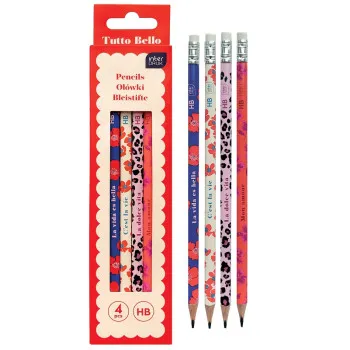 Set četiri grafitne HB TUTTO BELLO 