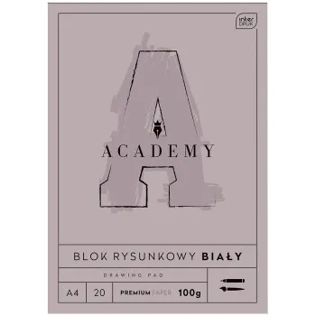 Blok za crtanje A4 formata ACADEMY 20 listova 