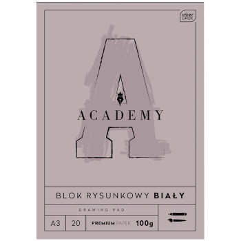 Blok za crtanje A3 formata ACADEMY 20 listova 