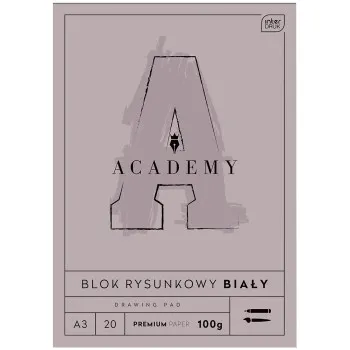 Blok za crtanje A3 formata ACADEMY 20 listova 