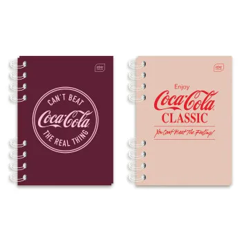 Spiralni notes A5 kvadratići COCA COLA (DVE VRSTE) 