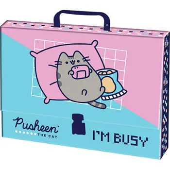 Fascikla sa ručkom A4 PUSHEEN - I'M BUSY 