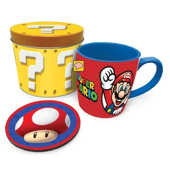 Šolja i podmetač od plute SUPER MARIO Lets A Go 