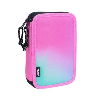 Dvostruka puna pernica MILAN - SUNSET PINK 